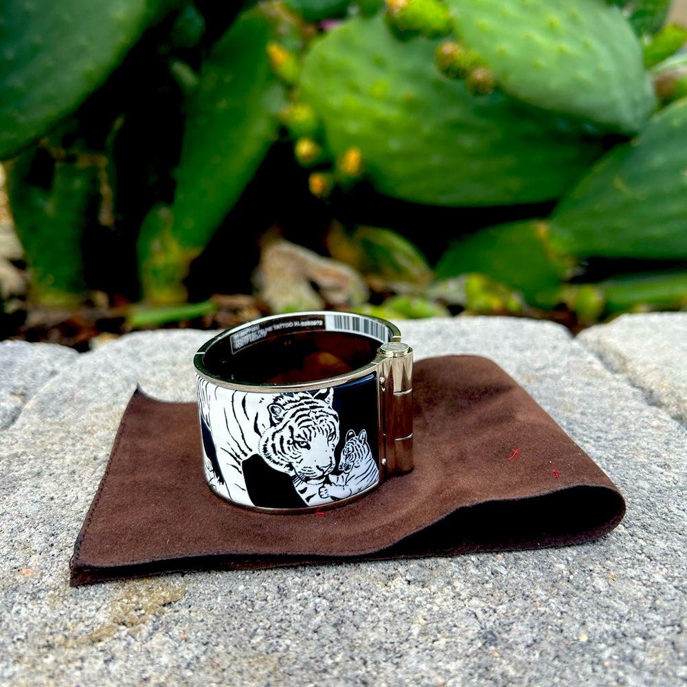 Hermes Tiger Feline Tattoo Bracelet